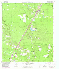 Download a high-resolution, GPS-compatible USGS topo map for Splendora, TX (1980 edition)