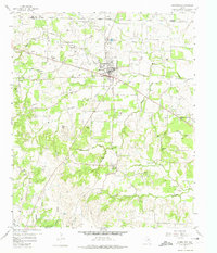 Download a high-resolution, GPS-compatible USGS topo map for Springtown, TX (1974 edition)