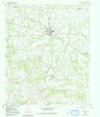 Download a high-resolution, GPS-compatible USGS topo map for Springtown, TX (1992 edition)