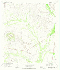 preview thumbnail of historical topo map of Upton County, TX in 1972