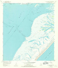 Download a high-resolution, GPS-compatible USGS topo map for St Charles Bay SW, TX (1970 edition)