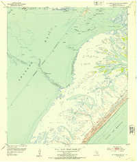Download a high-resolution, GPS-compatible USGS topo map for St Charles Bay SW, TX (1953 edition)
