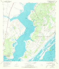 Download a high-resolution, GPS-compatible USGS topo map for St Charles Bay, TX (1973 edition)