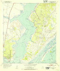 Download a high-resolution, GPS-compatible USGS topo map for St Charles Bay, TX (1953 edition)