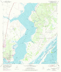 Download a high-resolution, GPS-compatible USGS topo map for St Charles Bay, TX (1977 edition)