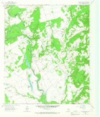 preview thumbnail of historical topo map of Houston County, TX in 1964
