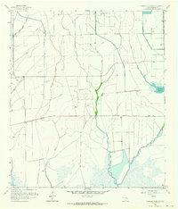 preview thumbnail of historical topo map of Chambers County, TX in 1962