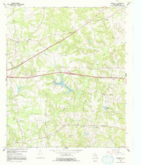 Download a high-resolution, GPS-compatible USGS topo map for Starrville, TX (1992 edition)