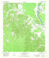 preview thumbnail of historical topo map of San Jacinto County, TX in 1960