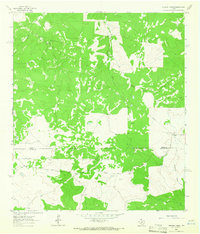 preview thumbnail of historical topo map of Sutton County, TX in 1962