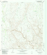 Download a high-resolution, GPS-compatible USGS topo map for Stillwell Mountain, TX (1984 edition)