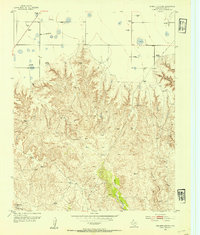Download a high-resolution, GPS-compatible USGS topo map for Stinnett Station, TX (1954 edition)