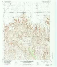 preview thumbnail of historical topo map of Hutchinson County, TX in 1953