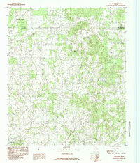 Download a high-resolution, GPS-compatible USGS topo map for Stockard, TX (1984 edition)