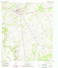 Download a high-resolution, GPS-compatible USGS topo map for Stockdale, TX (1987 edition)