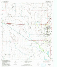 Download a high-resolution, GPS-compatible USGS topo map for Stowell, TX (1994 edition)