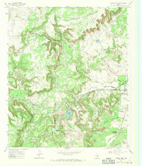 preview thumbnail of historical topo map of Palo Pinto County, TX in 1967