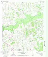 Download a high-resolution, GPS-compatible USGS topo map for Streetman, TX (1983 edition)