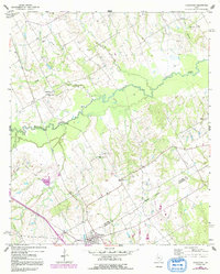 Download a high-resolution, GPS-compatible USGS topo map for Streetman, TX (1992 edition)