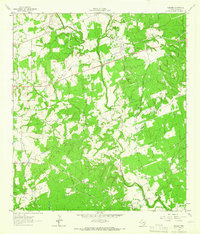 preview thumbnail of historical topo map of Lavaca County, TX in 1962