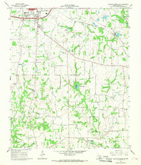 preview thumbnail of historical topo map of Hopkins County, TX in 1964