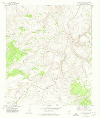 Download a high-resolution, GPS-compatible USGS topo map for Swayback Mountain, TX (1974 edition)