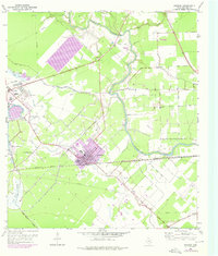 Download a high-resolution, GPS-compatible USGS topo map for Sweeny, TX (1976 edition)