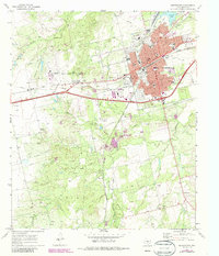 Download a high-resolution, GPS-compatible USGS topo map for Sweetwater, TX (1987 edition)
