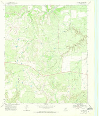 Download a high-resolution, GPS-compatible USGS topo map for T-O Creek, TX (1972 edition)
