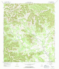 preview thumbnail of historical topo map of Bandera County, TX in 1964