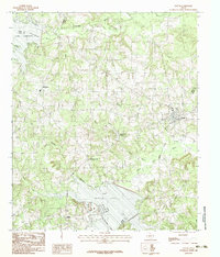 Download a high-resolution, GPS-compatible USGS topo map for Tatum, TX (1983 edition)
