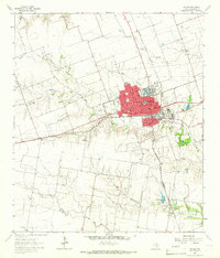 preview thumbnail of historical topo map of Taylor, TX in 1964