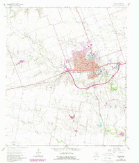 Download a high-resolution, GPS-compatible USGS topo map for Taylor, TX (1989 edition)