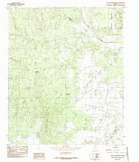 preview thumbnail of historical topo map of Foard County, TX in 1984