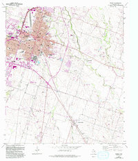 Download a high-resolution, GPS-compatible USGS topo map for Temple, TX (1993 edition)