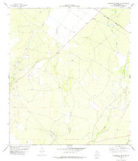 Download a high-resolution, GPS-compatible USGS topo map for Tequesquite Creek NE, TX (1978 edition)