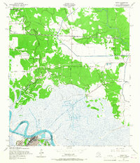 Download a high-resolution, GPS-compatible USGS topo map for Terry, TX (1967 edition)