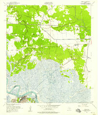 Download a high-resolution, GPS-compatible USGS topo map for Terry, TX (1958 edition)