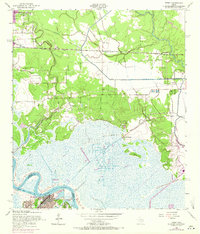 Download a high-resolution, GPS-compatible USGS topo map for Terry, TX (1971 edition)