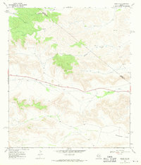 Download a high-resolution, GPS-compatible USGS topo map for Tesnus NE, TX (1971 edition)