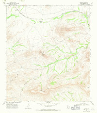 preview thumbnail of historical topo map of Brewster County, TX in 1968
