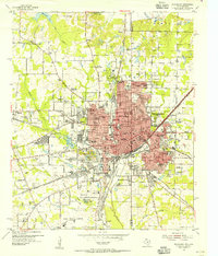 Download a high-resolution, GPS-compatible USGS topo map for Texarkana, TX (1955 edition)