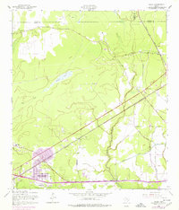 Download a high-resolution, GPS-compatible USGS topo map for Texla, TX (1979 edition)
