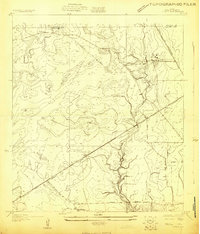 1926 Map of Texla