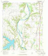 Download a high-resolution, GPS-compatible USGS topo map for Thackerville, TX (1971 edition)