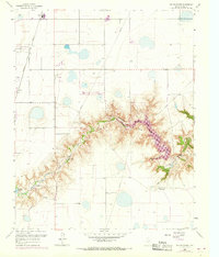 Download a high-resolution, GPS-compatible USGS topo map for The Palisades, TX (1968 edition)