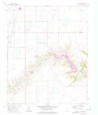 Download a high-resolution, GPS-compatible USGS topo map for The Palisades, TX (1975 edition)