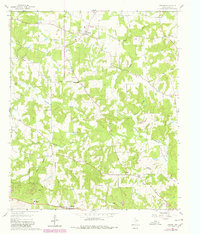 preview thumbnail of historical topo map of Upshur County, TX in 1960