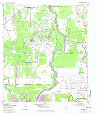 Download a high-resolution, GPS-compatible USGS topo map for Thompsons, TX (1981 edition)