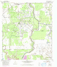 Download a high-resolution, GPS-compatible USGS topo map for Thompsons, TX (1991 edition)